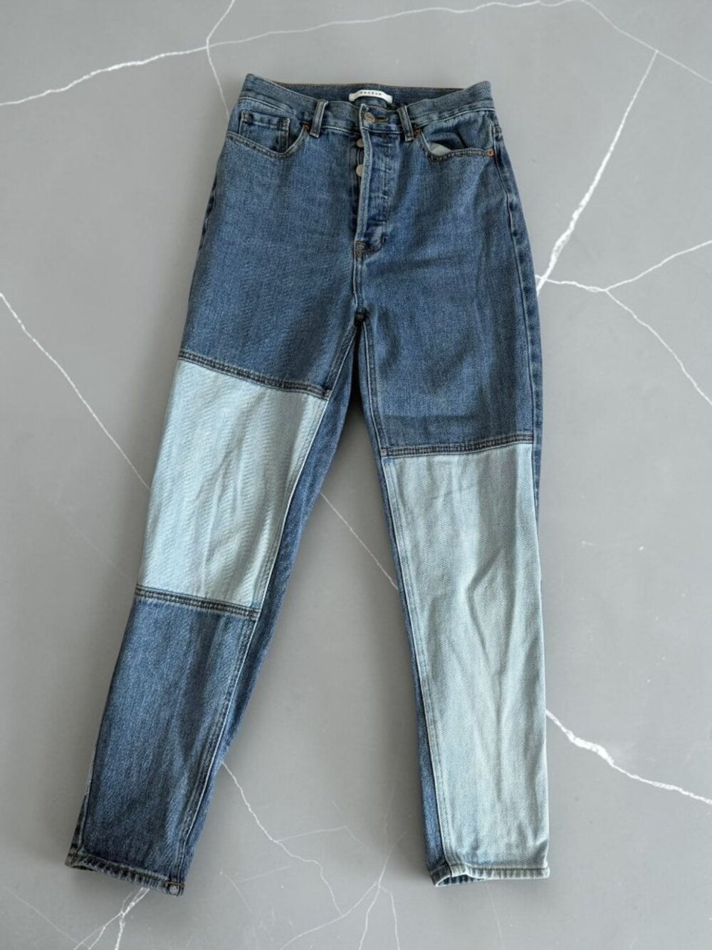 PAC SUN Ultra High Rise Two Tone Denim Jeans Size 25